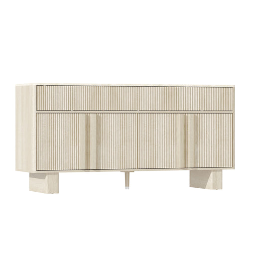 Sideboard Buffet Cabinet With 3 Drawers And 4 Doors For Dining Room Home Essentials