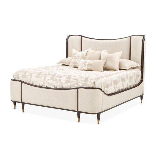 Camellia Field - Upholstered Panel Bed Michael Amini