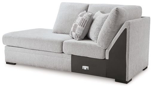Gabyleigh - Laf Corner Chaise - Nickel Benchcraft®