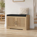 Entryway Shoe Bench With Double Doors Home Essentials
