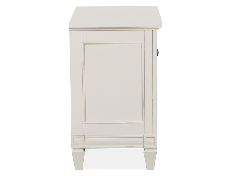 Willowbrook - Drawer Nightstand - Egg Shell White With Slight Rub Through Magnussen Furniture