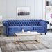 Chesterfield Style 3 Seater Sofa With Deep Button Tufting Noble House