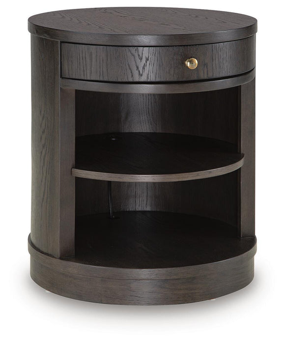Leighmour - Accent Table - Dark Brown Signature Design by Ashley®