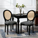 French Country Dining Chairs With Round Back (Set of 2) Home Essentials