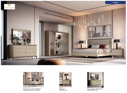 Linea - Double Dresser - Light Beige Arredoclassic Italy