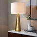 Pompeii - Contemporary Table Lamp - Gold / White Lumi Source