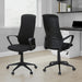 Office Chair With Adjustable Height, Armrests, Swivel - Black 8th Street