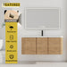 Wall Mounted Bathroom Vanity With Sink, 3 Soft Close Doors Home Essentials