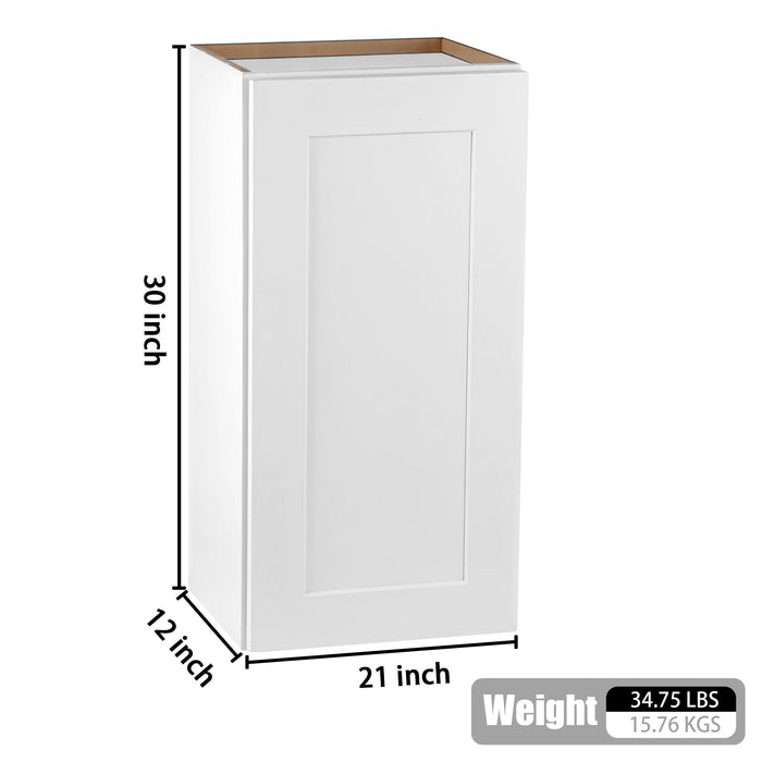 Shaker Wall Cabinet With 2 Adjustable Shelves Home Essentials
