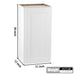 Shaker Wall Cabinet With 2 Adjustable Shelves Home Essentials