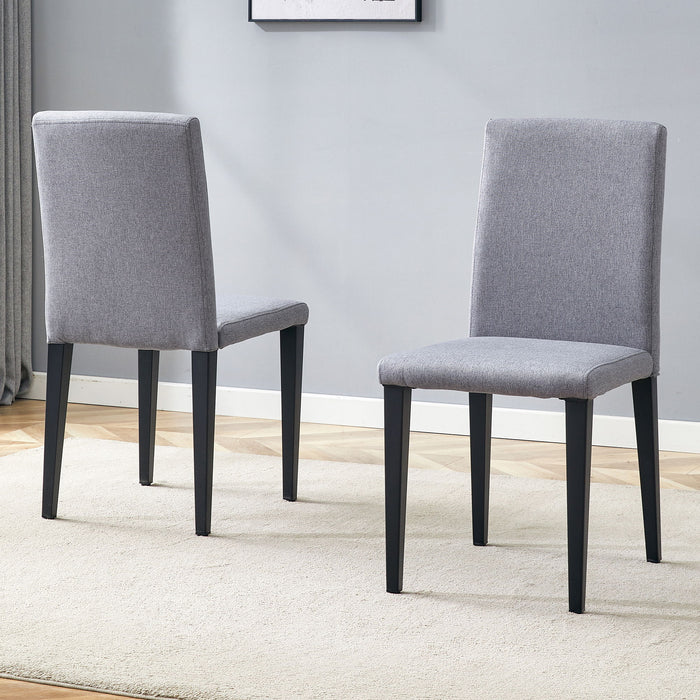 Versatile Dining Chairs With Comfortable Design And Metal Legs