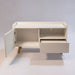 TV Stand For TVs Up To 45" With Open Storage Shelf, Cable Management, 1 Door And 1 Drawer Home Essentials