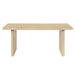 Rectangular Indoor Dining Table - Natural Noble House