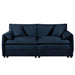 Modern Oversized Loveseat Sofa With Deep Seat And Diy Combination Home Essentials