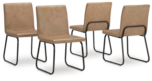 Pharwynn - Dining Upholstered Side Chair (Set of 4) - Toast Signature Design by Ashley®