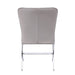 Daire - Side Chair (Set of 2) - Light Gray Velvet & Chrome ACME