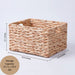 Storage Basket, Handwoven Twisted Weave Basket With Handles Shelf Organizer, Towel Storage, Living Room Storage - Light Brown Daily Nest