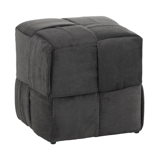 Modern Ottoman Foot Rest With Woven Design Home Essentials