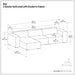 Rex - Handcrafted Sectional Sofa Simpli-Home