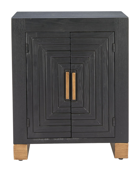 Trazo - Side Table - Black