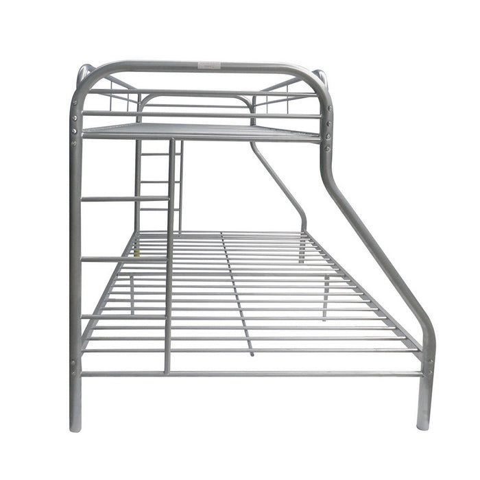 Tritan - Twin / Full Bunk Bed - Silver Acme