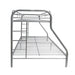 Tritan - Twin / Full Bunk Bed - Silver Acme
