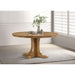 Auburn - Round Dining Table - Natural / Light Brown Furniture Max