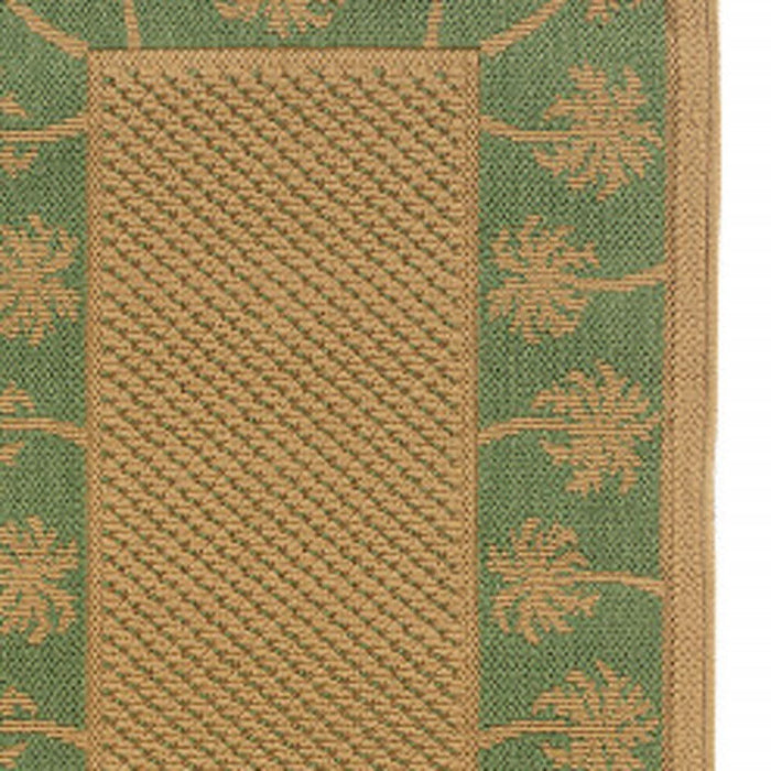 2' X 8' Stain Resistant Area Rug Outdoor & Indoor - Beige