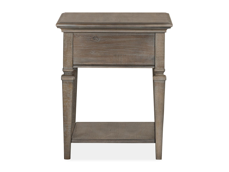 Lancaster - Rectangular End Table - Dove Tail Gray Magnussen Furniture