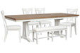 Kingston - Extendable Trestle Dining Table Set Magnussen Furniture