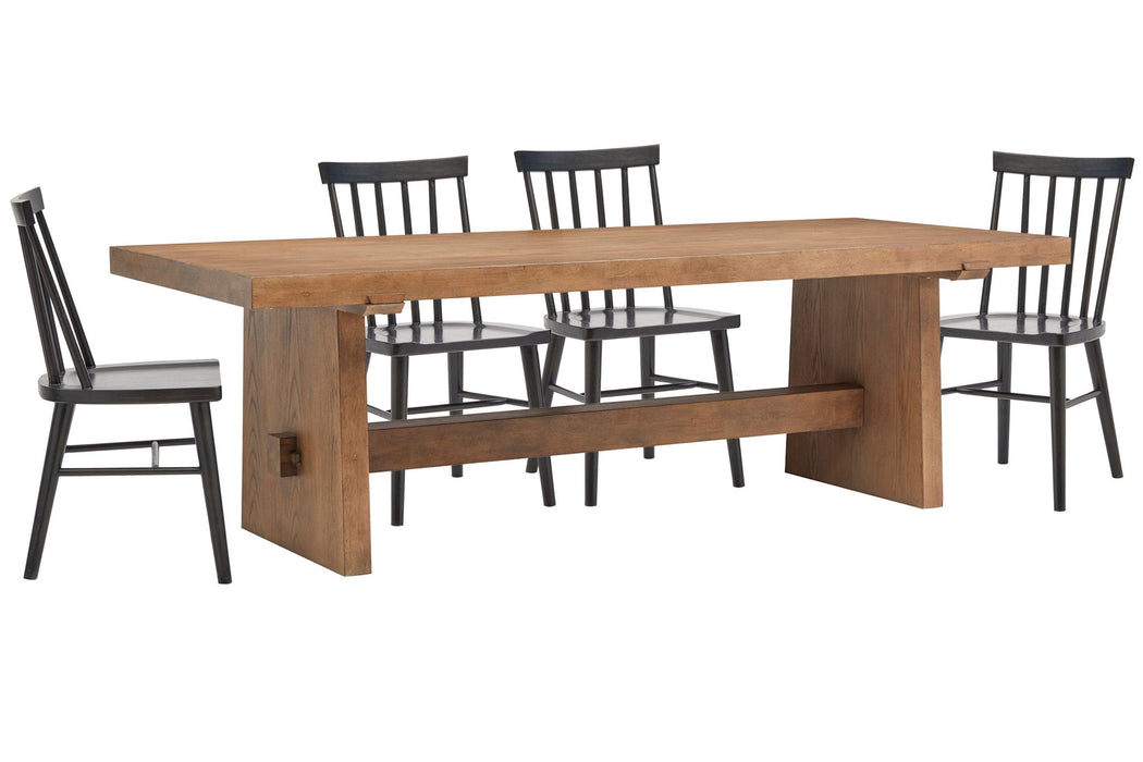 Lindon - Trestle Dining Table Set Magnussen Furniture