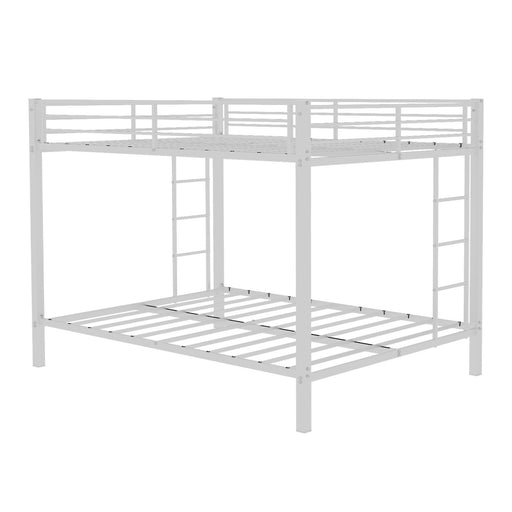 Bunk Bed For Kids, Convertible Frame With Ladders & Guardrail Home Essentials