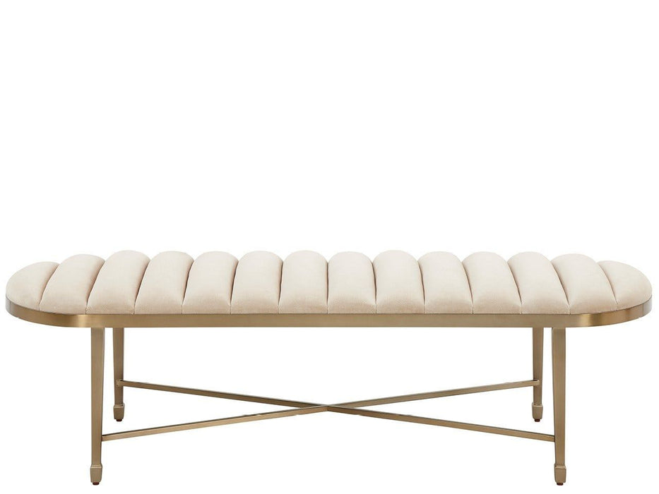 Fenwick - Bench - Beige / Dusty Bronze Universal Furniture