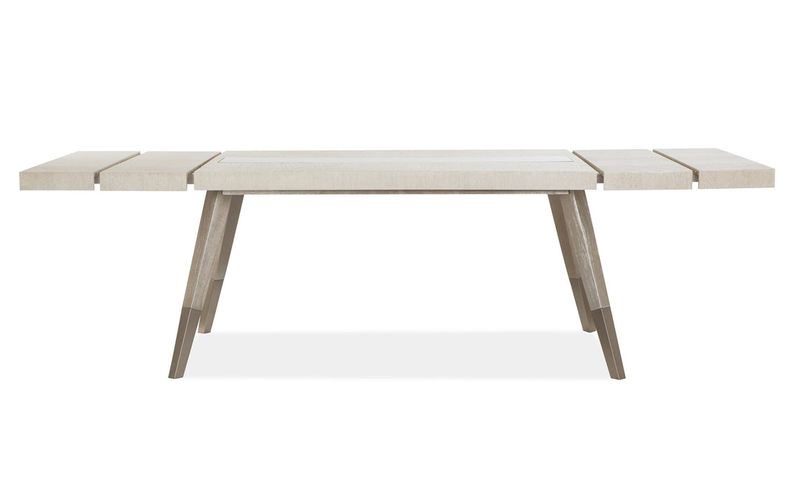 Lenox - Rectangular Dining Table - Warm Silver Magnussen Furniture