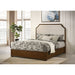 Leonide - Panel Bed With Upholstered Headboard Furniture Max