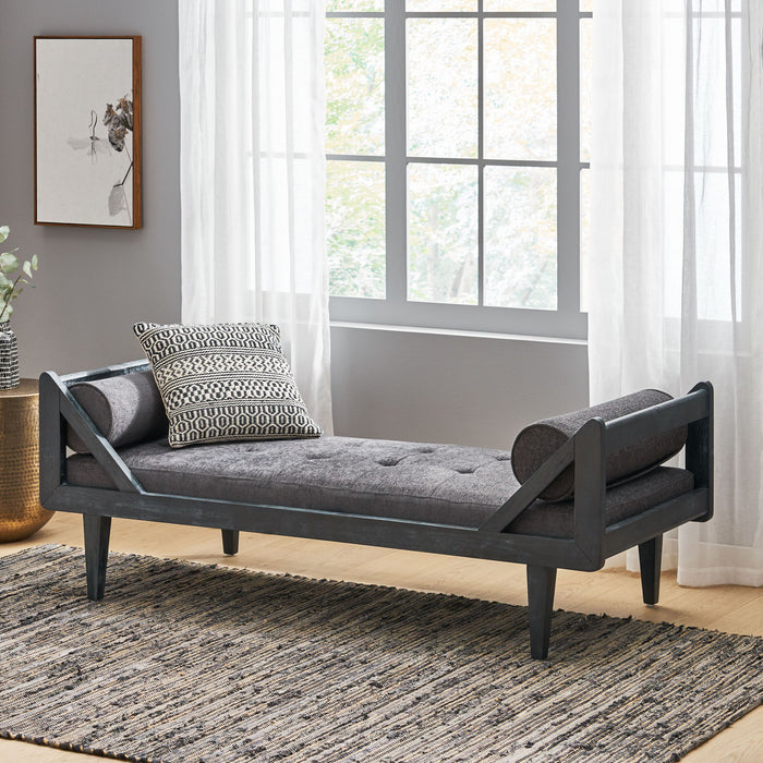 Nh-PurenesT-Chaise Lounge - Gray - Fabric