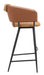 Juno - Barstool (Set of 2) - Brown Zuo Modern