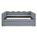 Gingham Daybed With USB Charging Port, Wave-Shaped Design Home Essentials