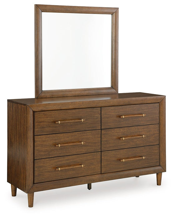 Lyncott - Brown - Dresser And Mirror