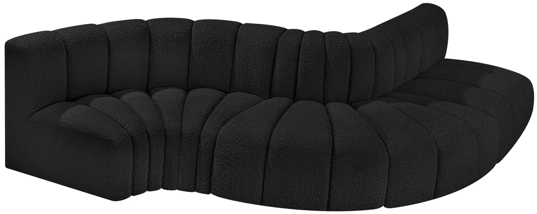 Arc - Boucle Fabric 5 Piece Modular Sofa Meridian Furniture