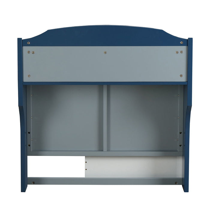 Neptune II - Twin Bed - Gray / Navy ACME