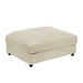 Upholstered Rectangle Ottoman Home Essentials