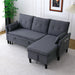 L-Shaped Reversible Chaise Sectional Sofa With Storage Home Essentials