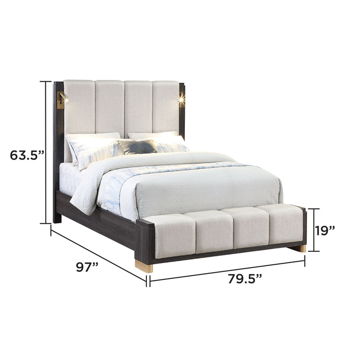 Clifton - Bedroom Set With Upholstered Headboard Matrix Furniture Group