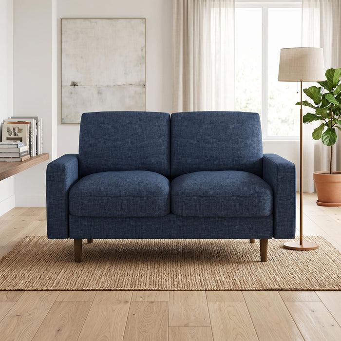 2 Seat Loveseat Sofa, Loose Back Cushion For Living Room US Pride