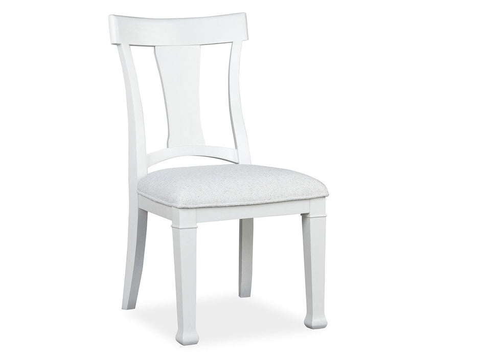 Kingston - Upholstered Side Chair (Set of 2) - Whisper White And Cerused Nutmeg Magnussen Furniture