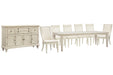 Newport - 8 Piece Extendable Rectangular Dining Table Set Magnussen Furniture