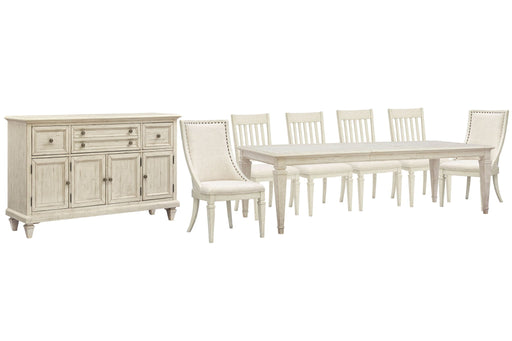 Newport - 8 Piece Extendable Rectangular Dining Table Set Magnussen Furniture