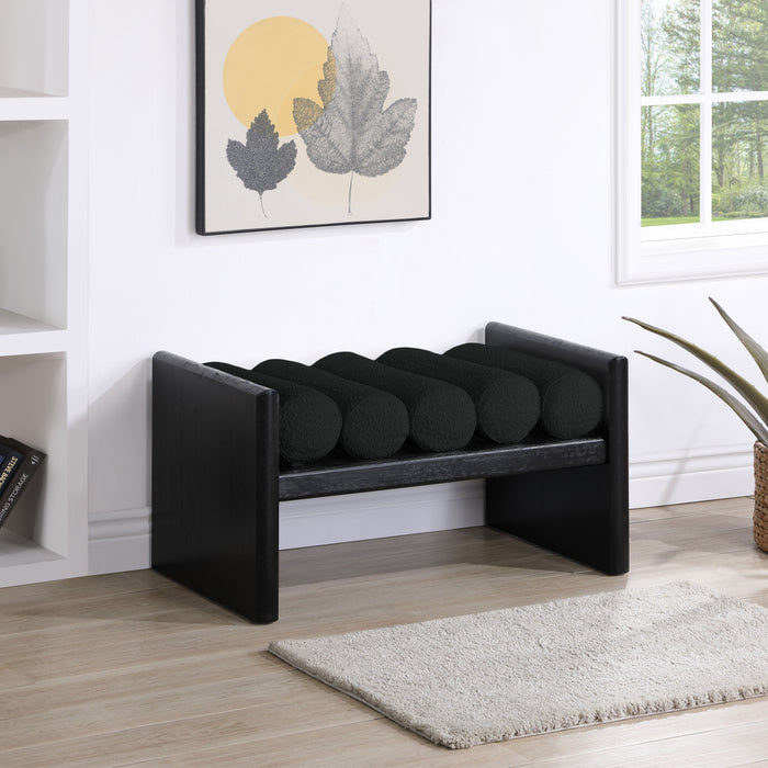 Waverly - Bench - Black - Wood