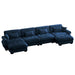 Super Comfort Oversized Modular Sectional Sofa With Movable Ottoman Home Essentials